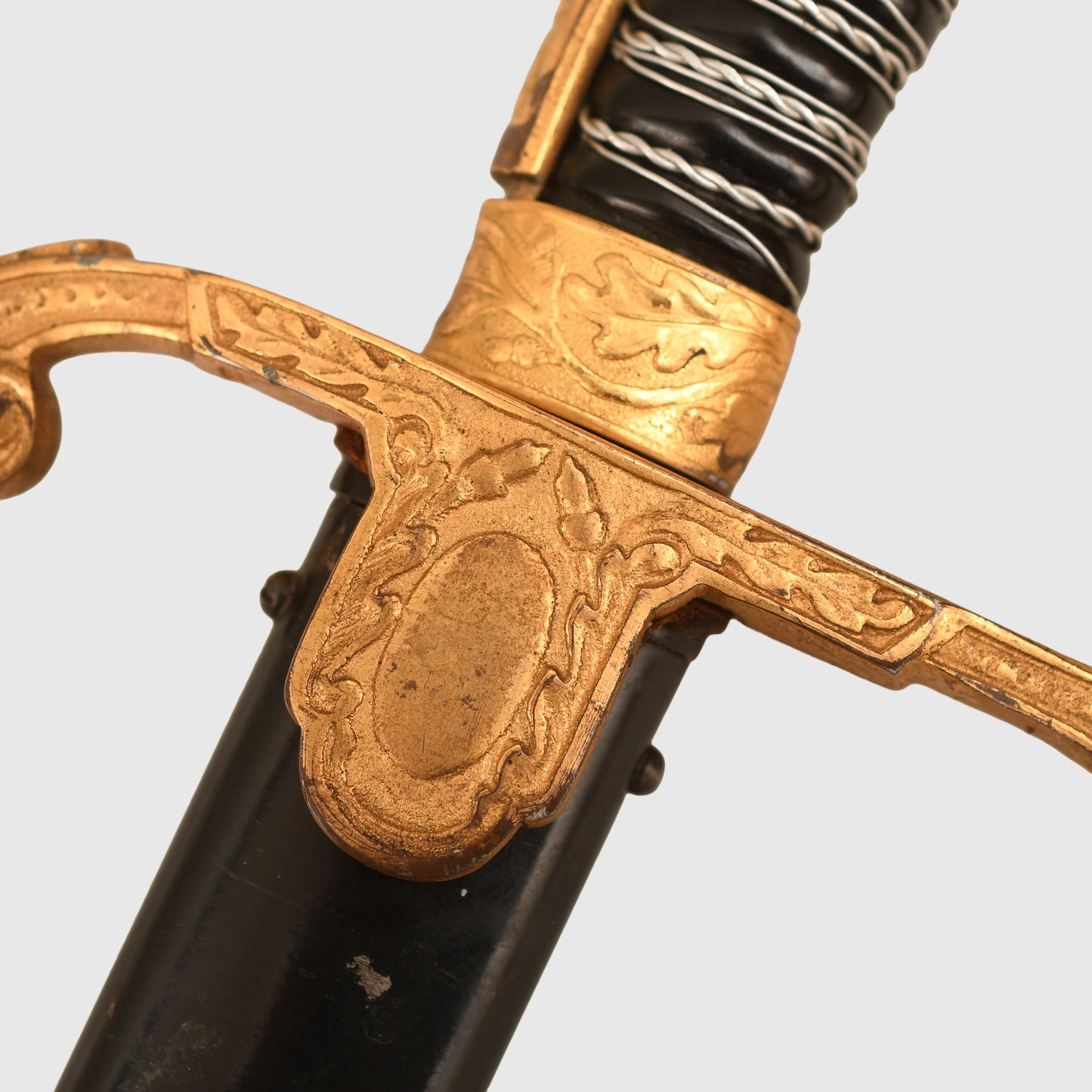 GERMAN WWII ARMY OFFICERS LION HEADED DISPLAY PIECE