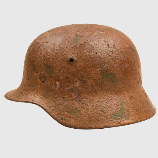 GERMAN WWII CAMOUFLAGE LUFTWAFFE HELMET
