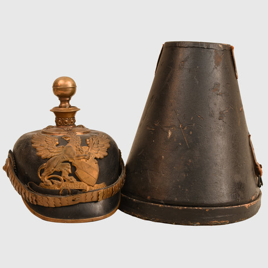 German WWI Baden Field Artillery Officers Pickelhaube