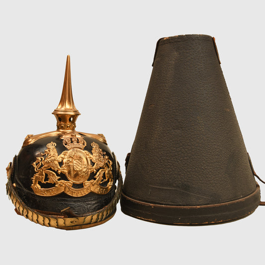 German WWI Bavarian Cavalry Officer’s Pickelhaube