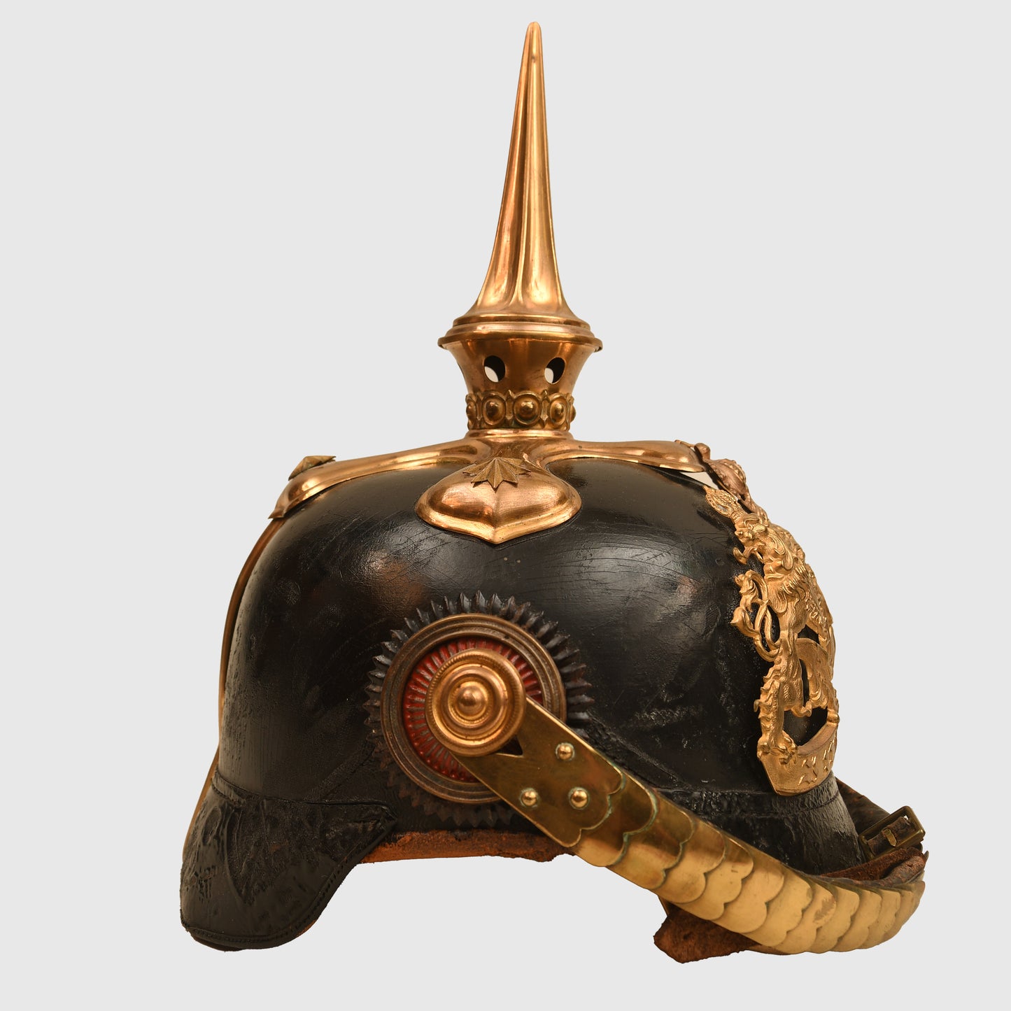 German WWI Bavarian Cavalry Officer’s Pickelhaube