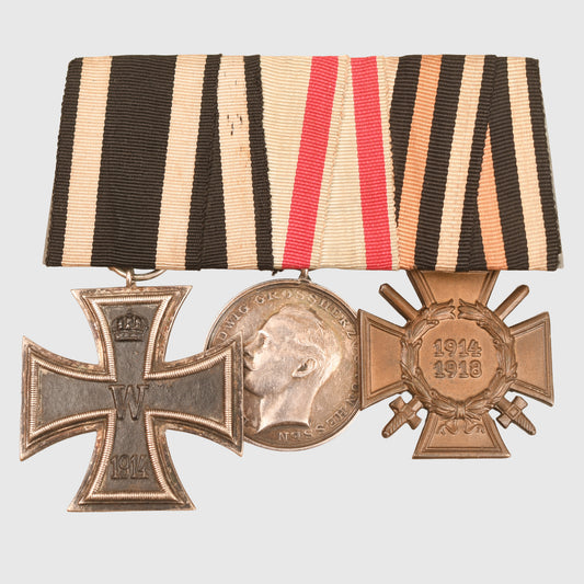 GERMAN WWI TRIO MEDAL GROUP