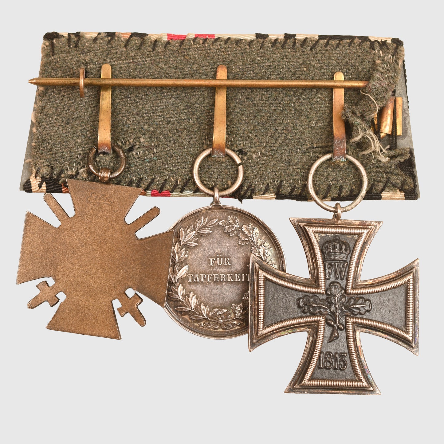 GERMAN WWI TRIO MEDAL GROUP