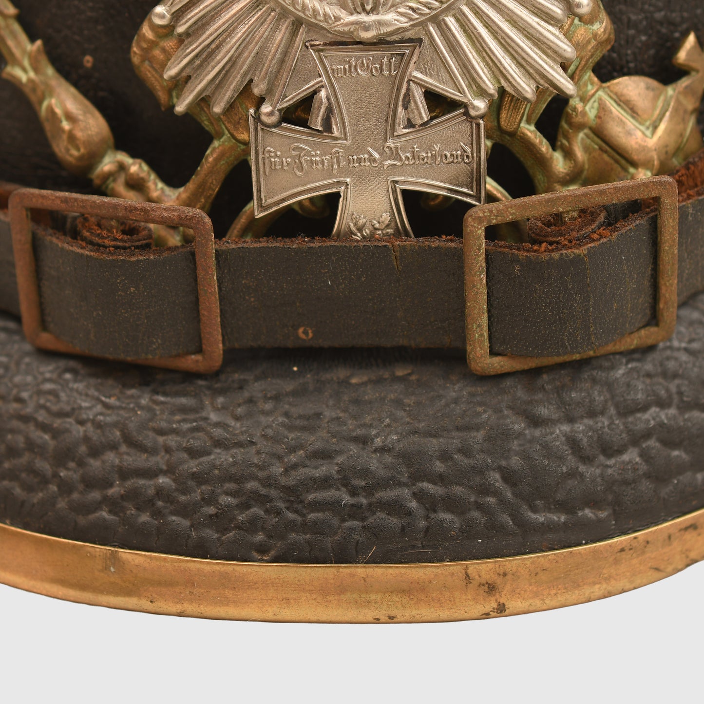 GERMAN WWI BRUNSWICK INFANTRY REGIMENT 92 RESERVE ENLISTED MANS PICKELHAUBE