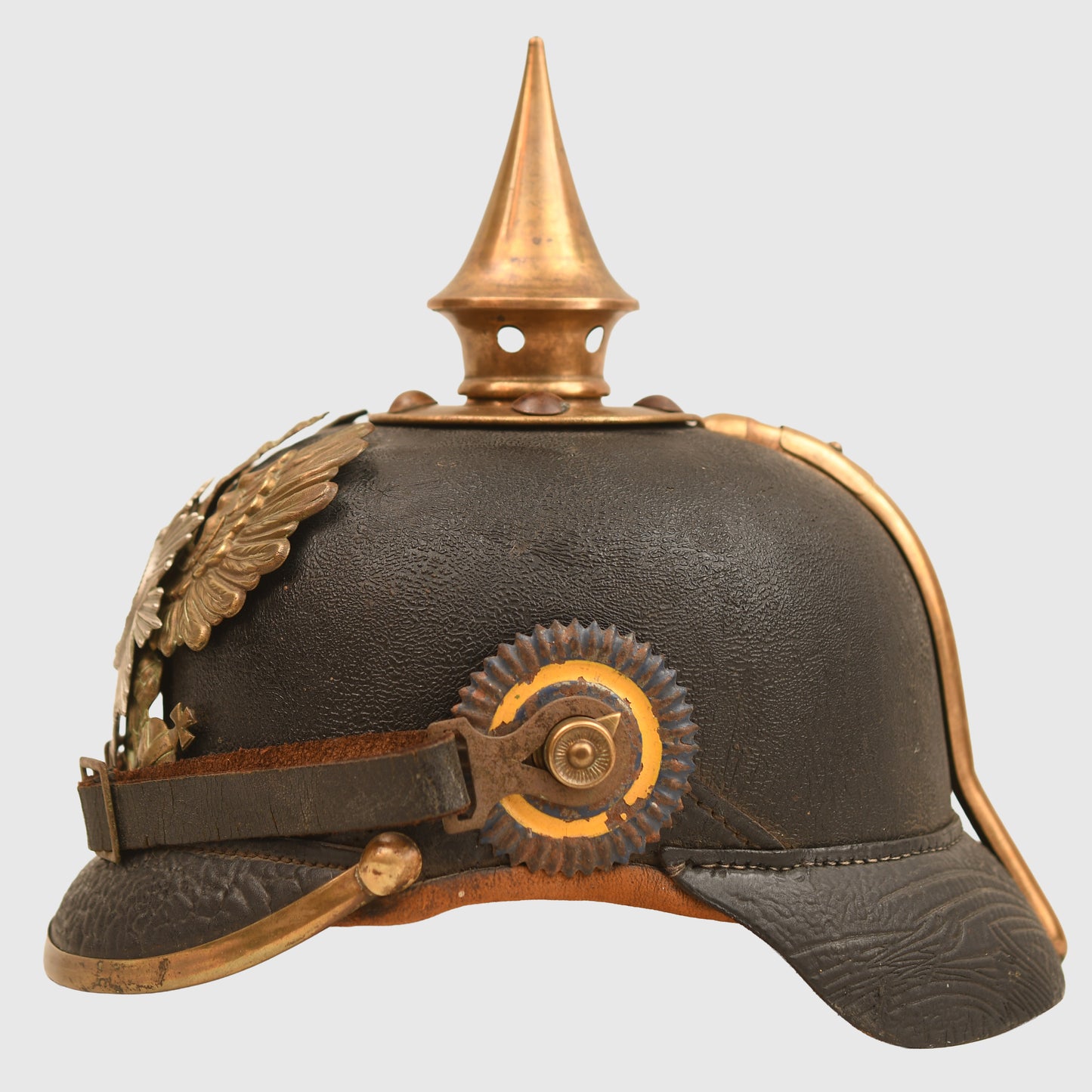 GERMAN WWI BRUNSWICK INFANTRY REGIMENT 92 RESERVE ENLISTED MANS PICKELHAUBE