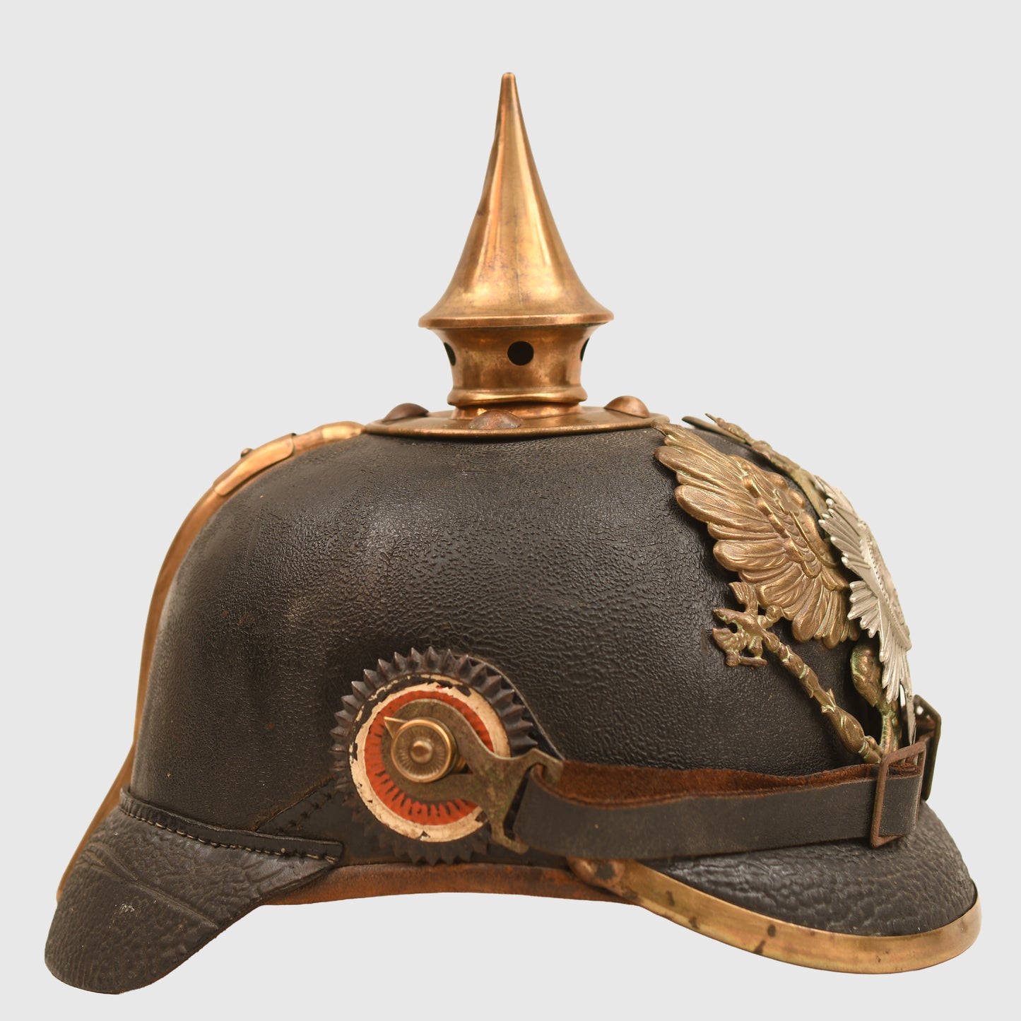 GERMAN WWI BRUNSWICK INFANTRY REGIMENT 92 RESERVE ENLISTED MANS PICKELHAUBE