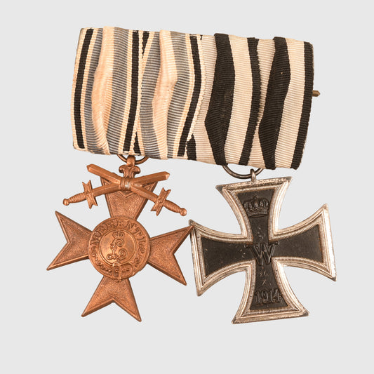 GERMAN WWI IRON CROSS MEDAL PAIR