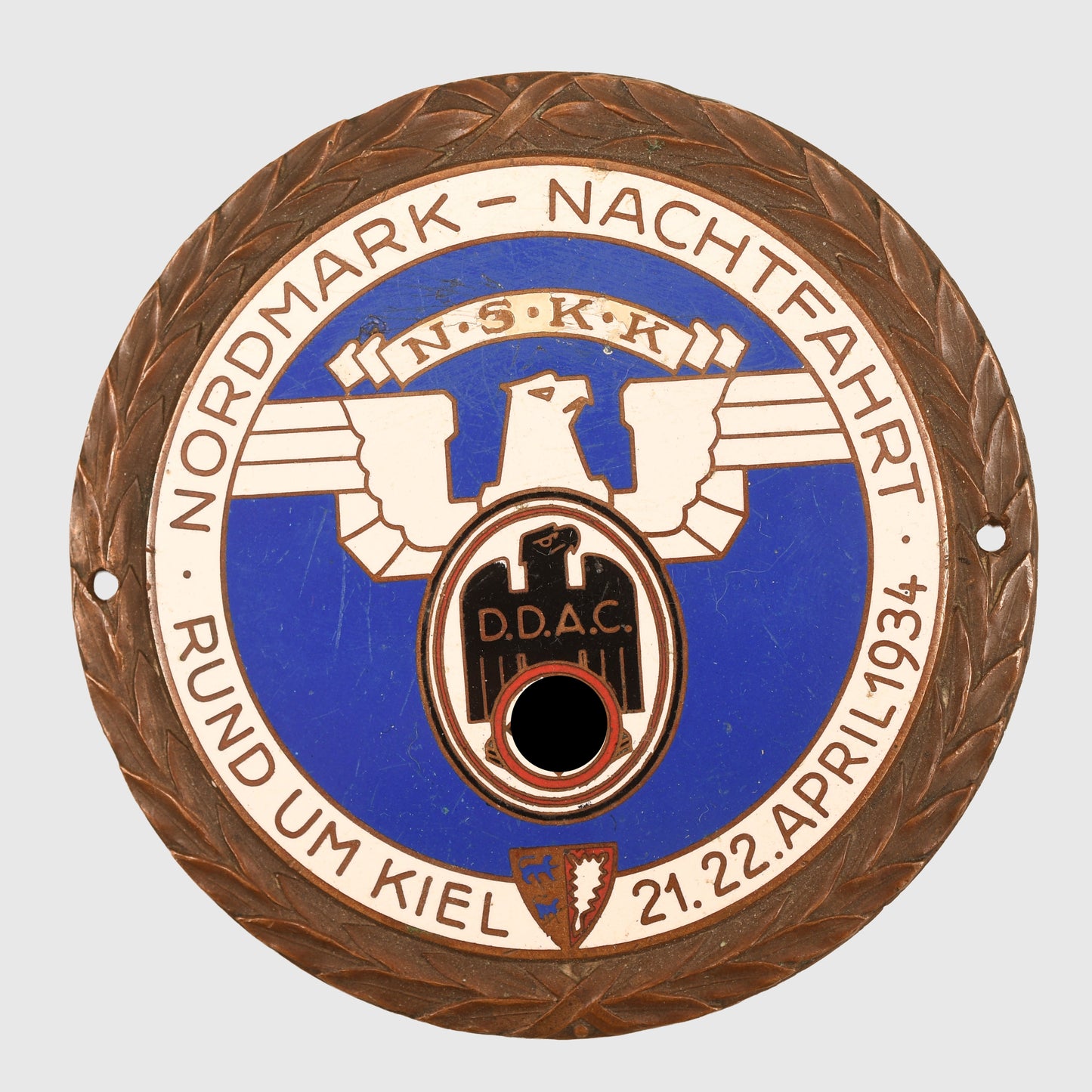 GERMAN WWII NSKK DDAC NORDMARK MOTORING PLAQUE