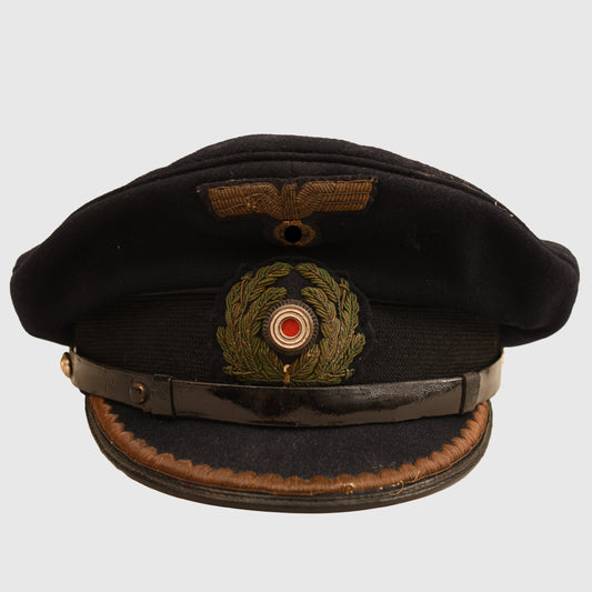 German WWII Kriegsmarine Junior Officers Visor Cap