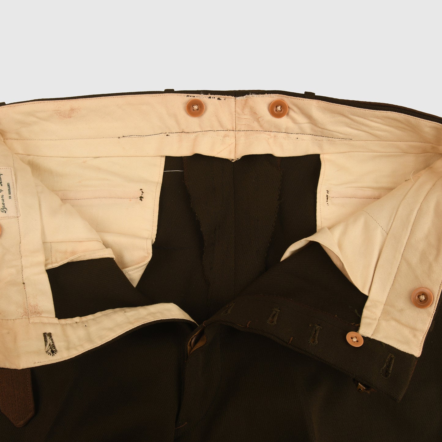 AMERICAN WWII UNITED STATES ARMY AIR FORCE MADE UPPER JACKET WITH ENGLISH MADE TROUSERS