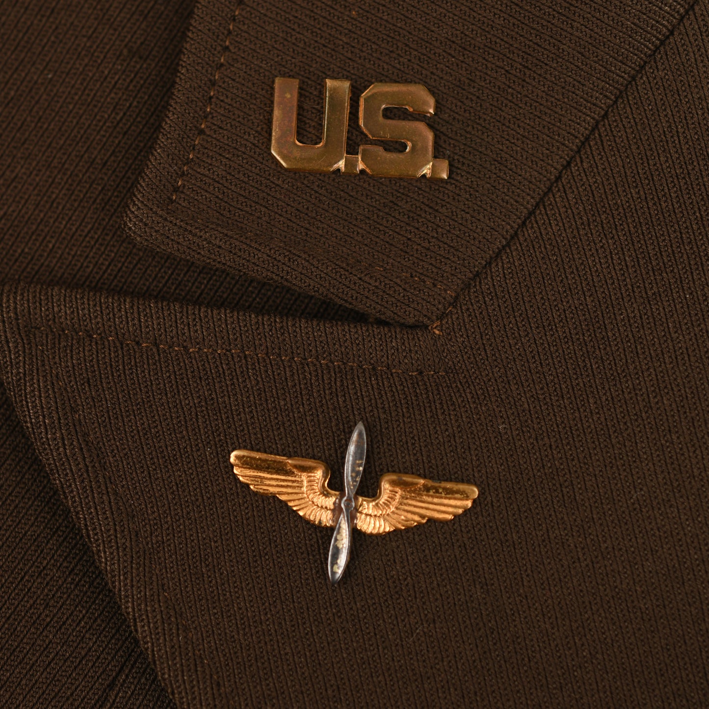 AMERICAN WWII UNITED STATES ARMY AIR FORCE MADE UPPER JACKET WITH ENGLISH MADE TROUSERS