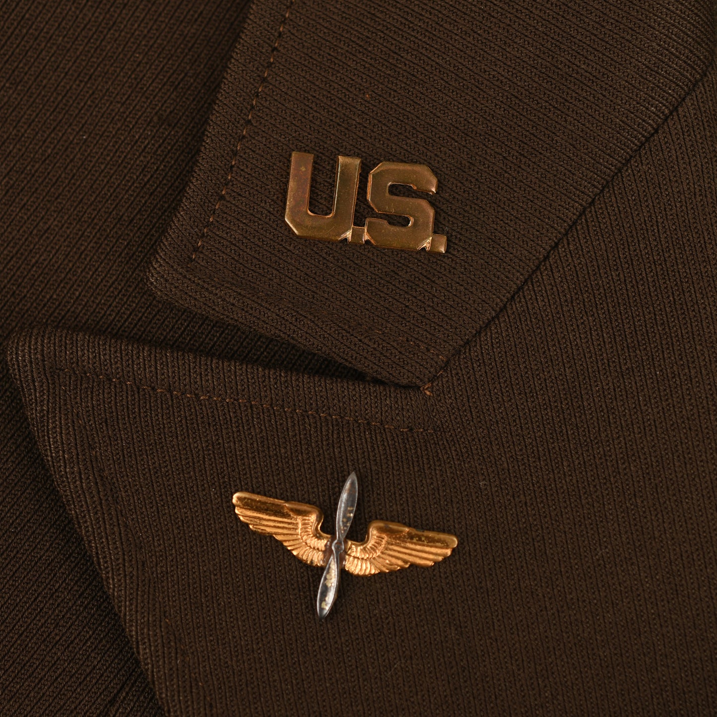 AMERICAN WWII UNITED STATES ARMY AIR FORCE MADE UPPER JACKET WITH ENGLISH MADE TROUSERS