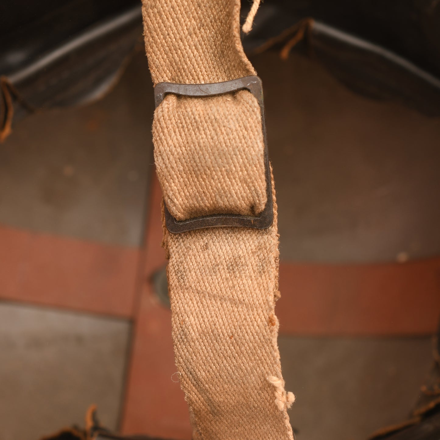 BRITISH WWII HOME FRONT HELMET. MOTOR TRANSPORT SERVICE
