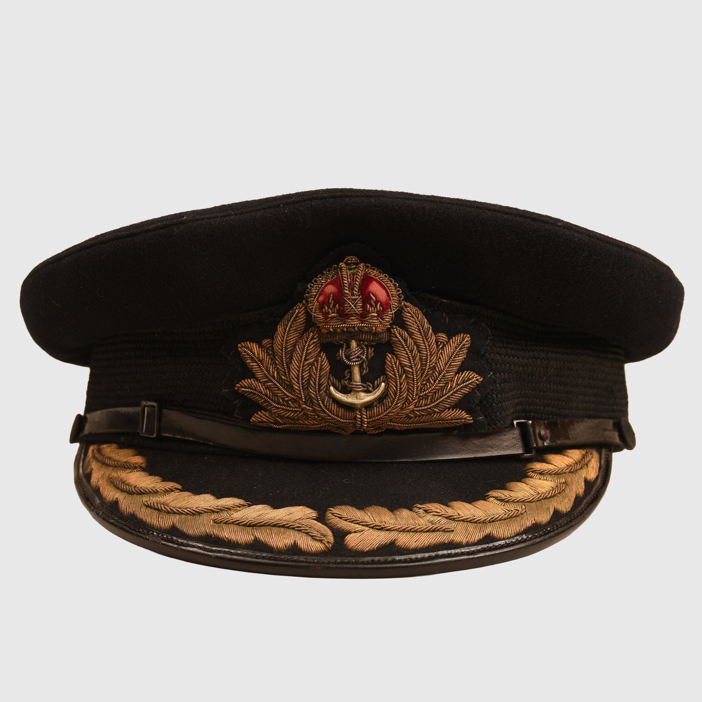 BRITISH WWII NAVAL OFFICERS CAP