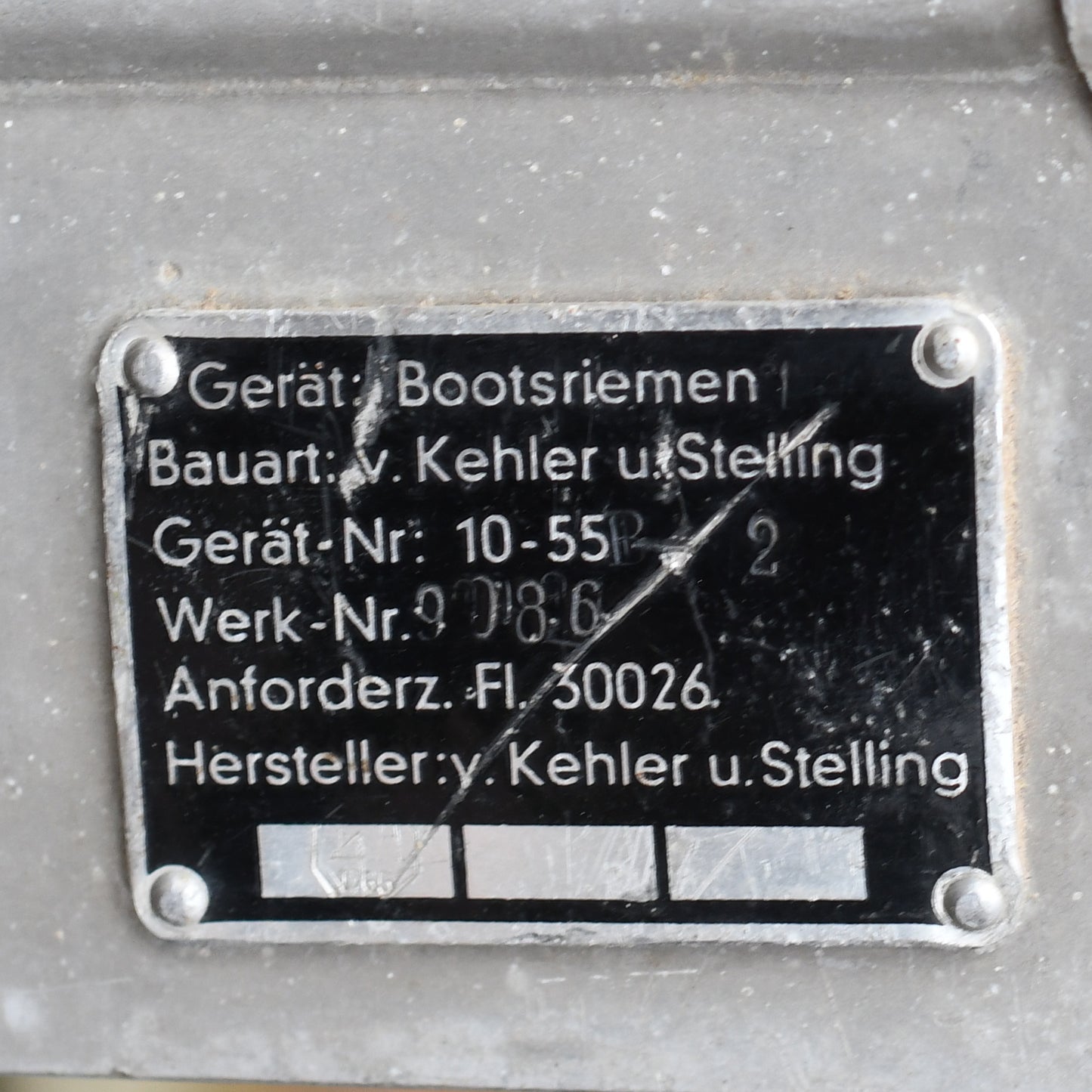 GERMAN WWII LUFTWAFFE SURVIVAL DINGY PADDLE