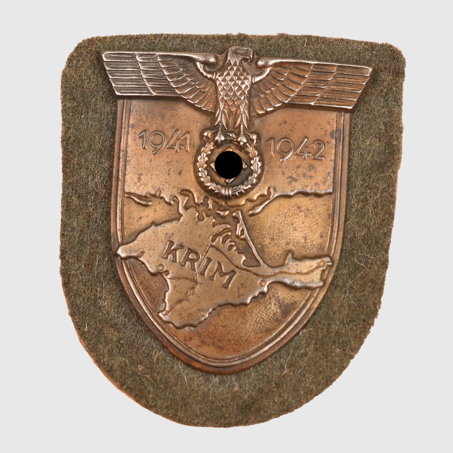 GERMAN WWII ARMY KRIM SHIELD