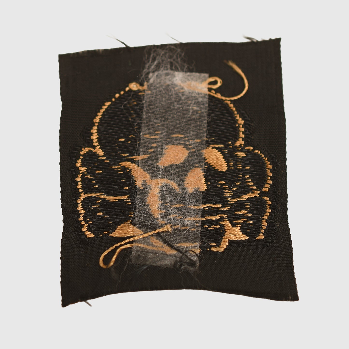 GERMAN WWII WAFFEN SS TROPICAL M.43 CAP SKULL