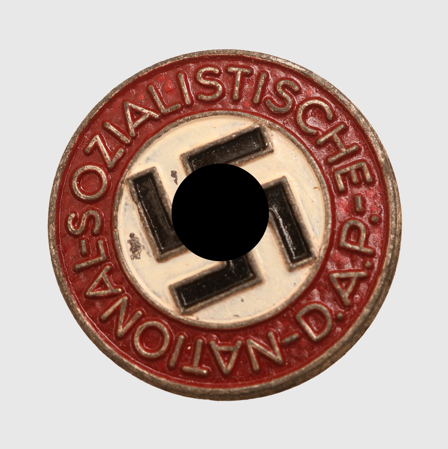GERMAN WWII NSDAP LATE WAR BADGE WITH LAPEL FIXING