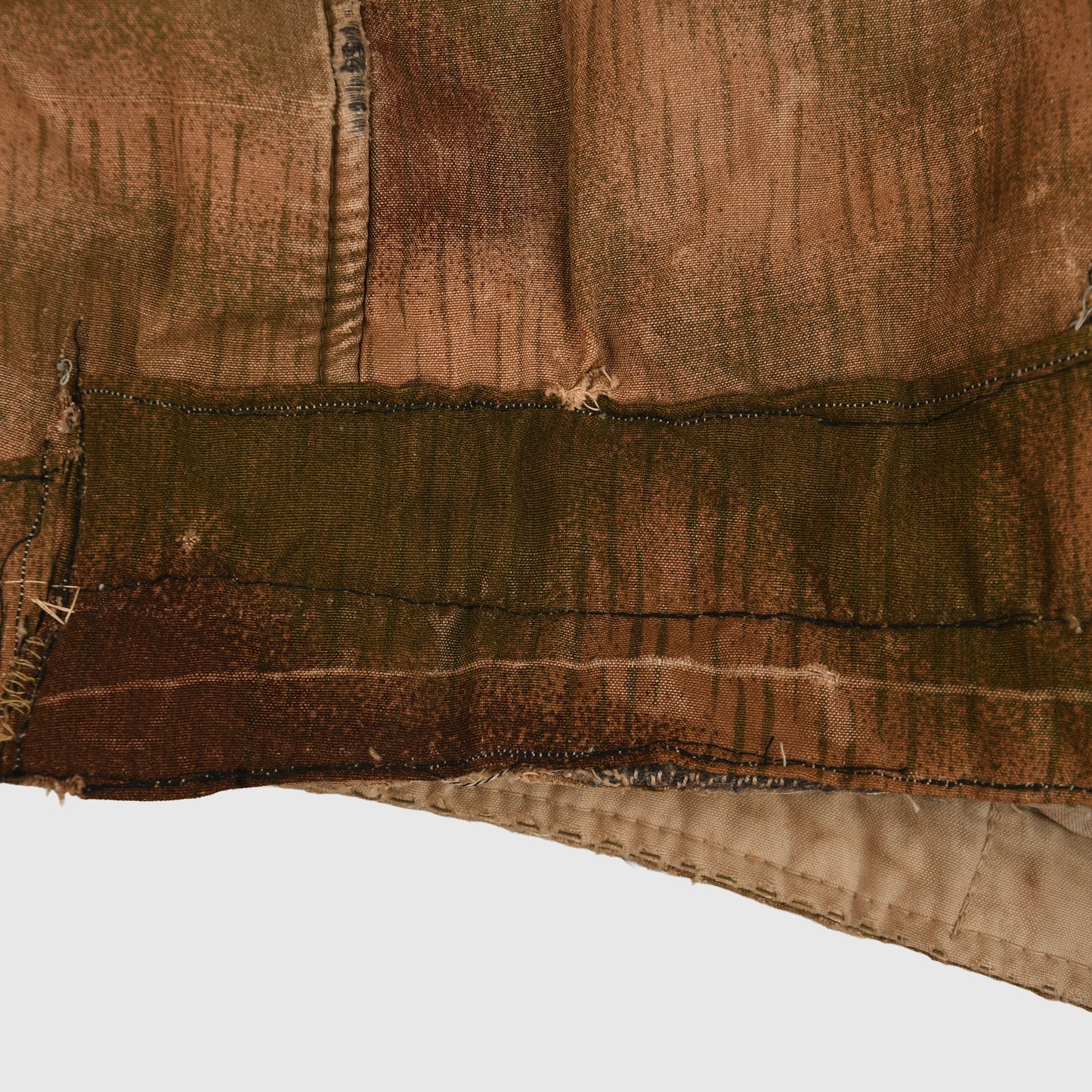 GERMAN WWII ARMY TAN AND WATER REVERSIBLE TO WHITE WINTER COMBAT PADDED JACKET