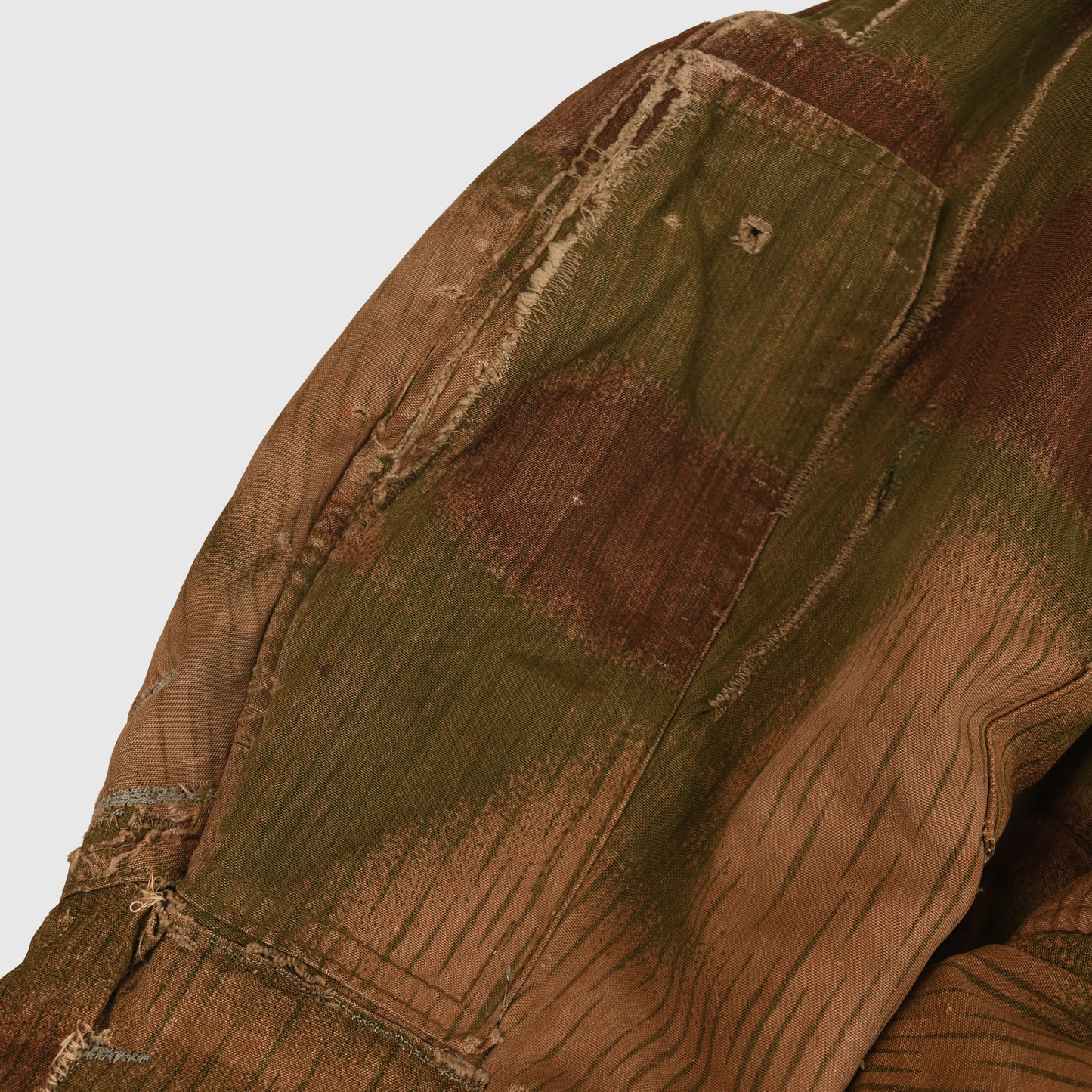 GERMAN WWII ARMY TAN AND WATER REVERSIBLE TO WHITE WINTER COMBAT PADDED JACKET