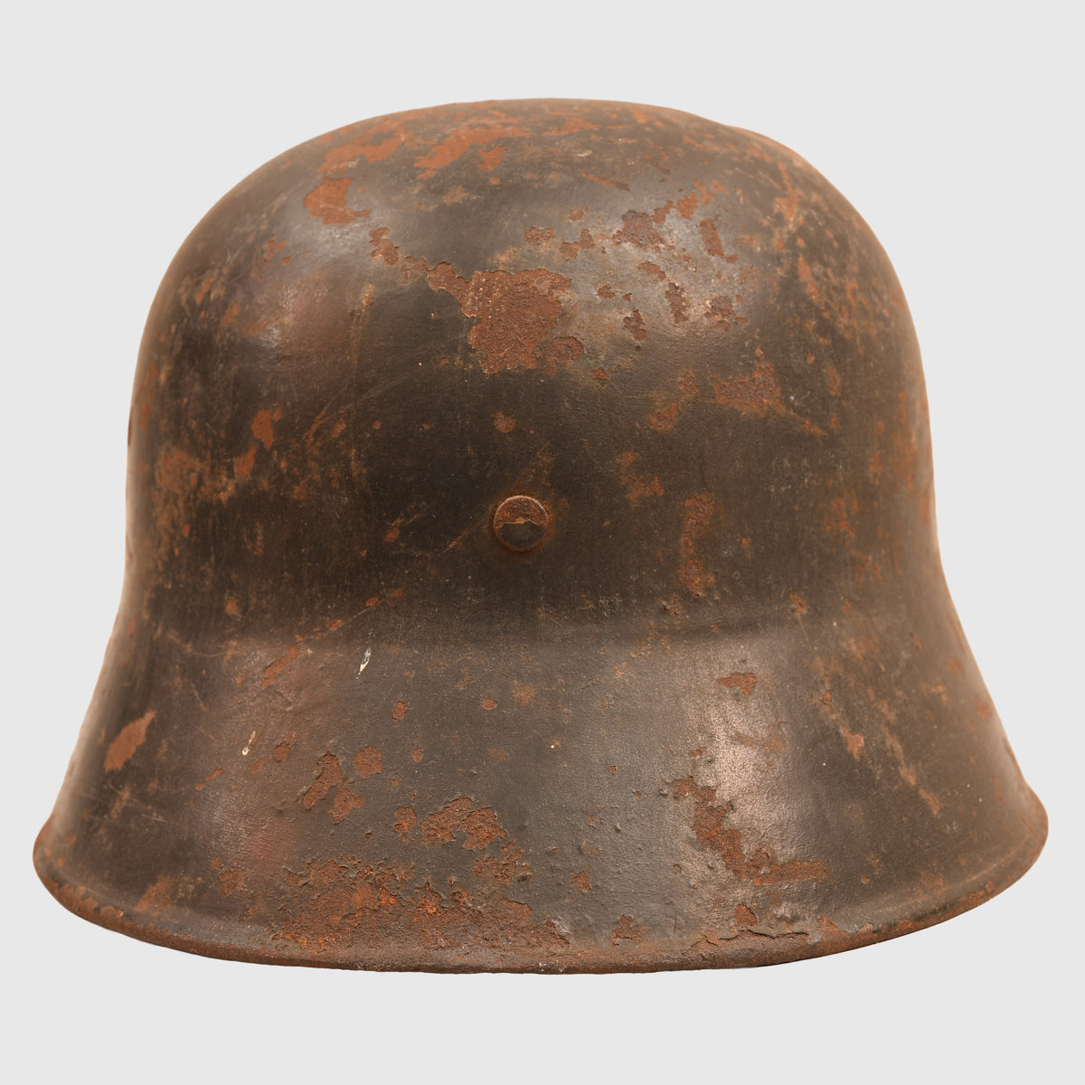 GERMAN WWII M16 DOUBLE DECAL POLICE HELMET