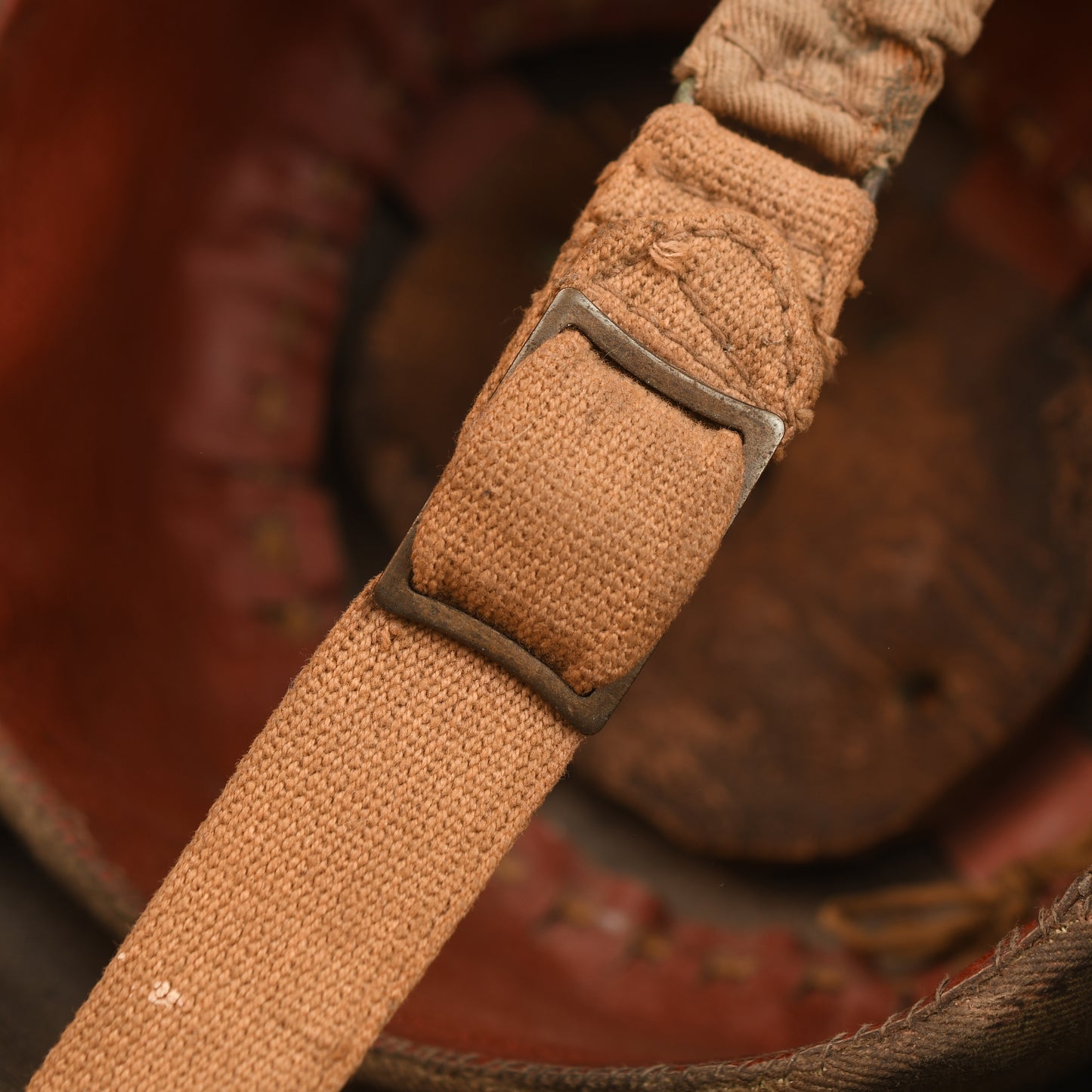 BRITISH WWII SCOTS GUARDS ROYAL ARMOURED CORPS EXPERIMENTAL HELMET