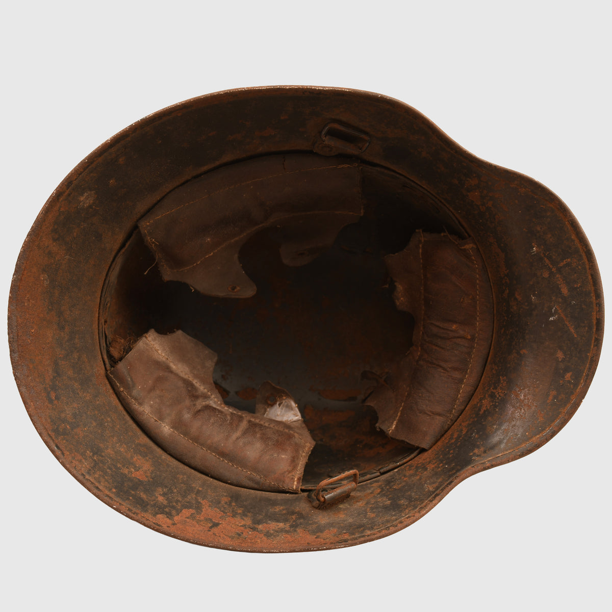 GERMAN WWII M16 DOUBLE DECAL POLICE HELMET