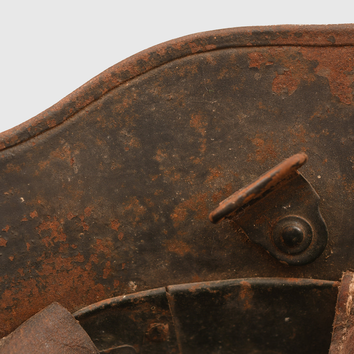 GERMAN WWII M16 DOUBLE DECAL POLICE HELMET