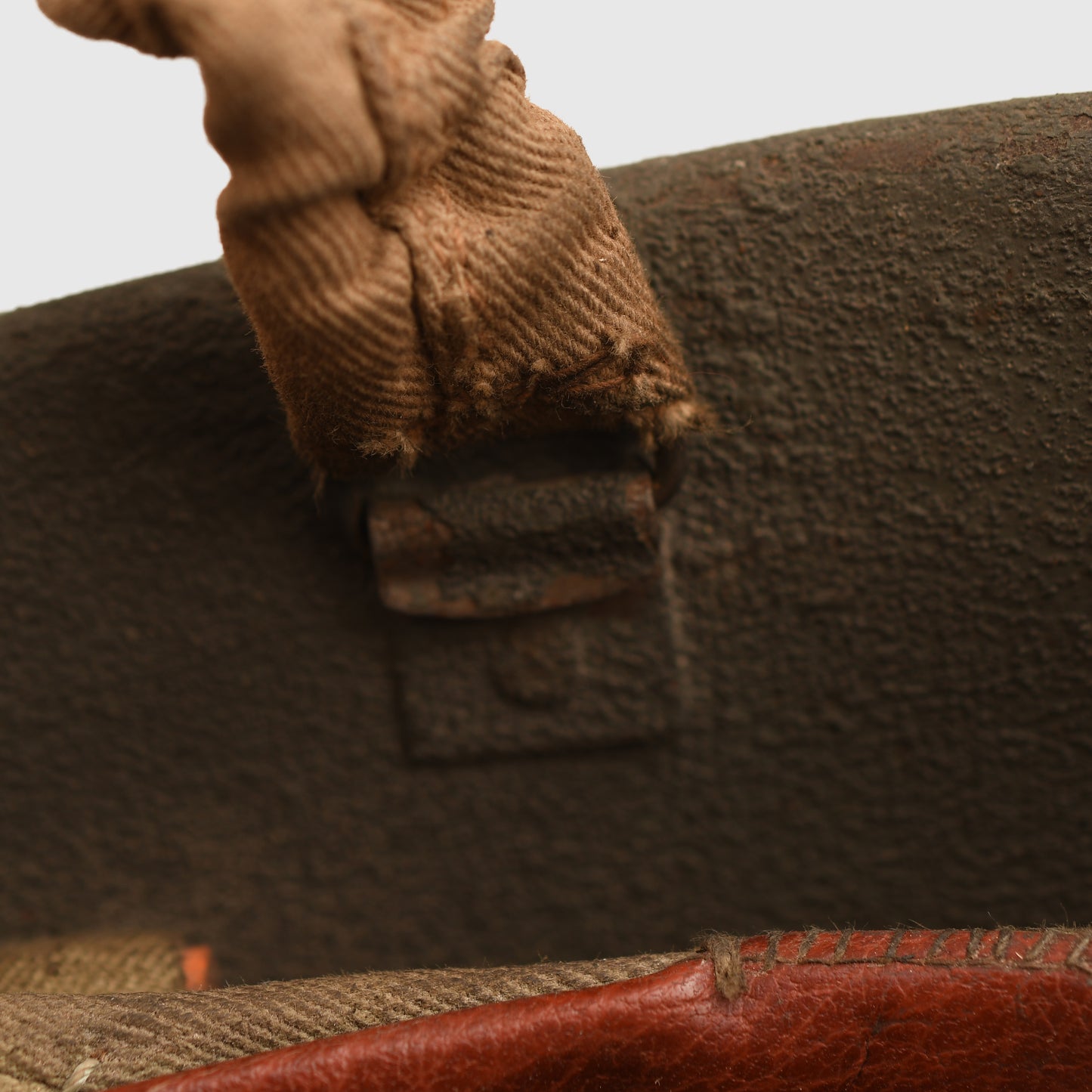 BRITISH WWII SCOTS GUARDS ROYAL ARMOURED CORPS EXPERIMENTAL HELMET