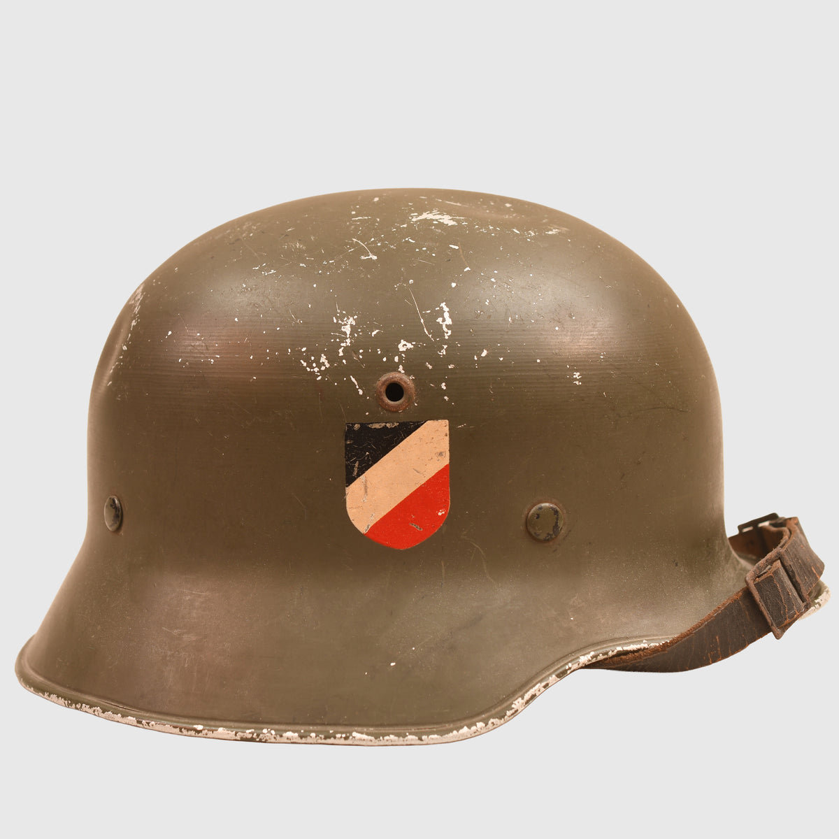 GERMAN WWII ARMY ALUMINIUM OFFICERS PARADE HELMET