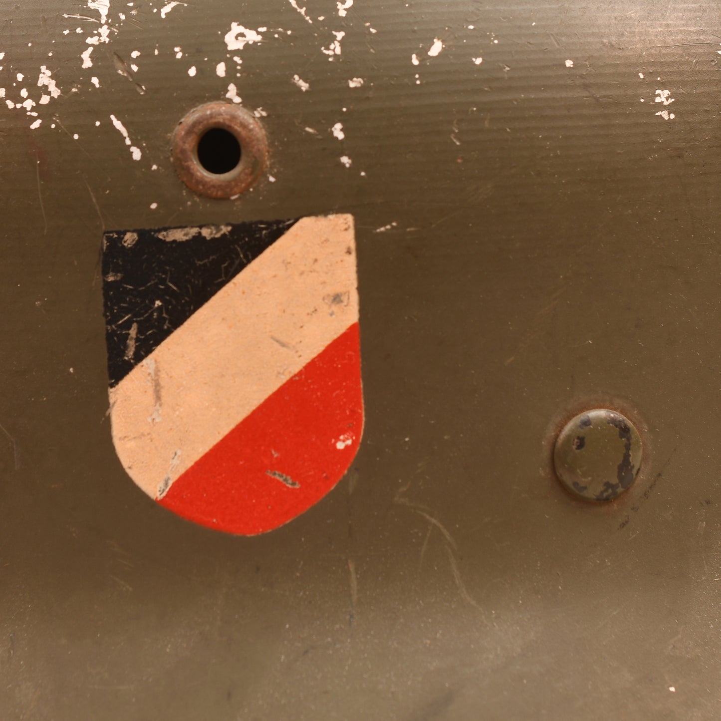 GERMAN WWII ARMY ALUMINIUM OFFICERS PARADE HELMET