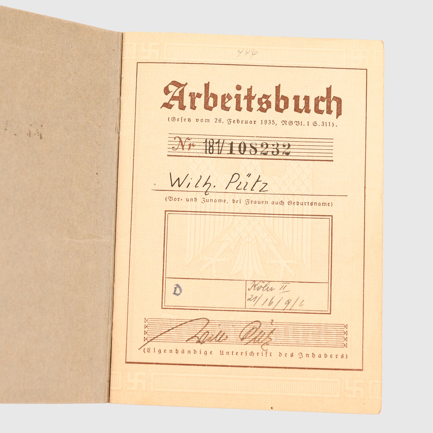 German WWII Assault Gun 25 Actions Document Grouping