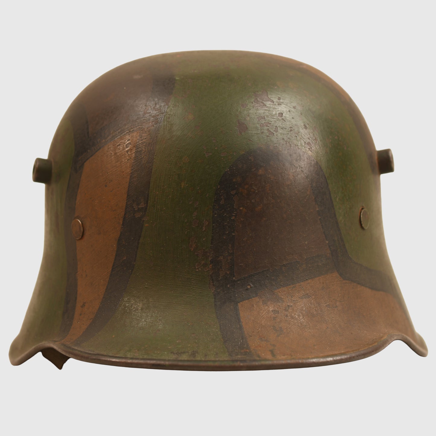 GERMAN WWI M.18 CAMOUFLAGE HELMET