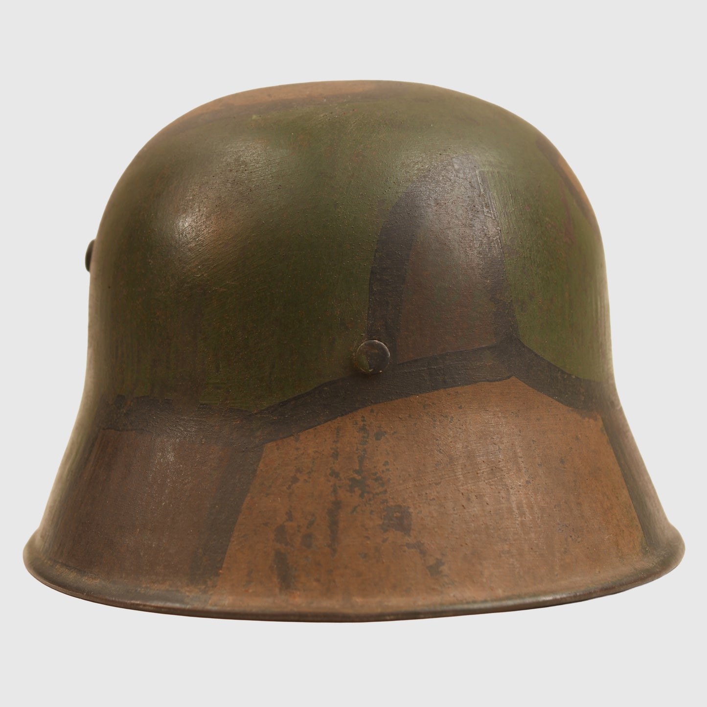 GERMAN WWI M.18 CAMOUFLAGE HELMET