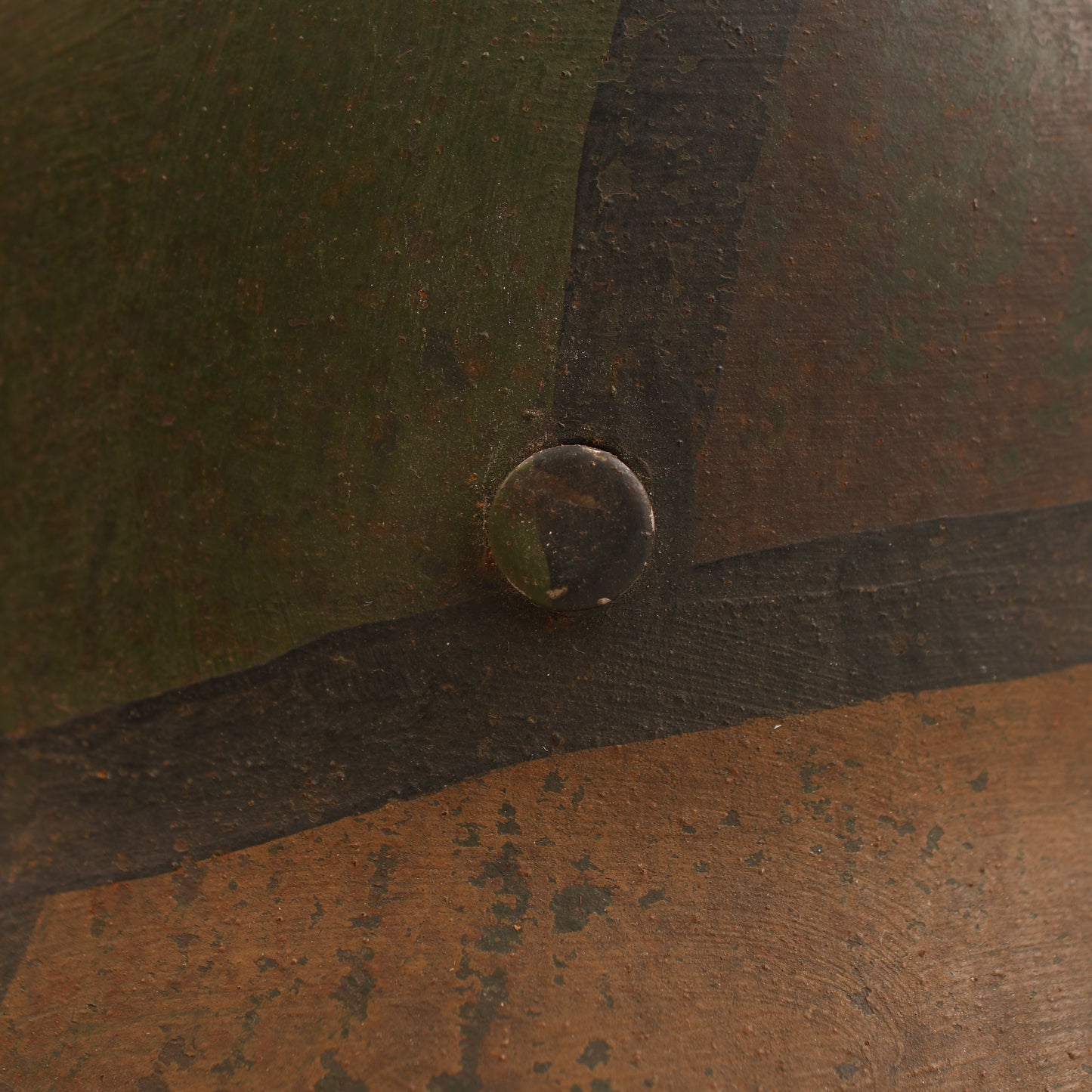 GERMAN WWI M.18 CAMOUFLAGE HELMET