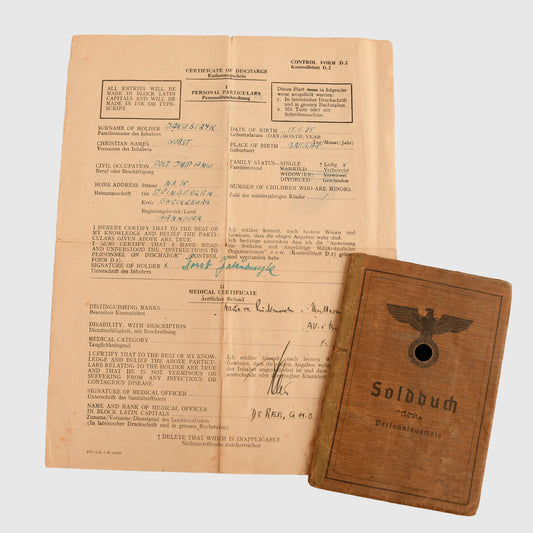 German WWII Grossdeutschland Paper Grouping