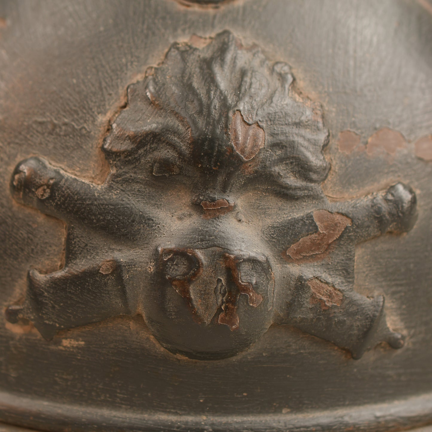 FRENCH WWI TANKERS HELMET KNOWN AS THE CHAR DU COMBAT