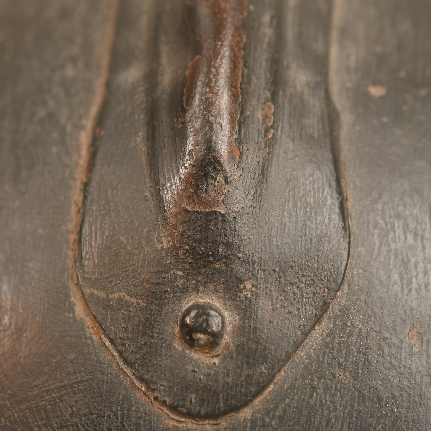 FRENCH WWI TANKERS HELMET KNOWN AS THE CHAR DU COMBAT