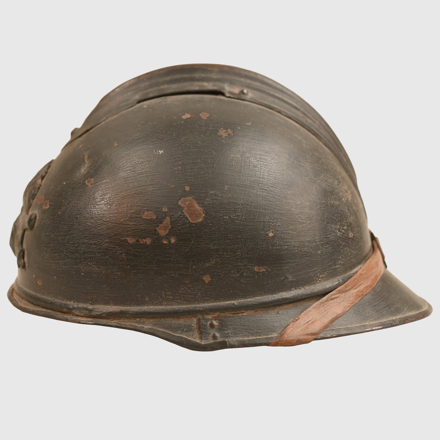 FRENCH WWI TANKERS HELMET KNOWN AS THE CHAR DU COMBAT