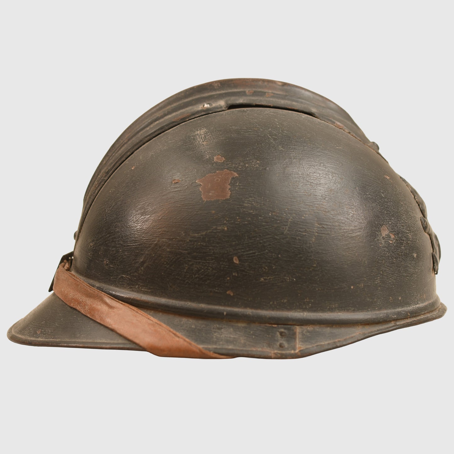 FRENCH WWI TANKERS HELMET KNOWN AS THE CHAR DU COMBAT