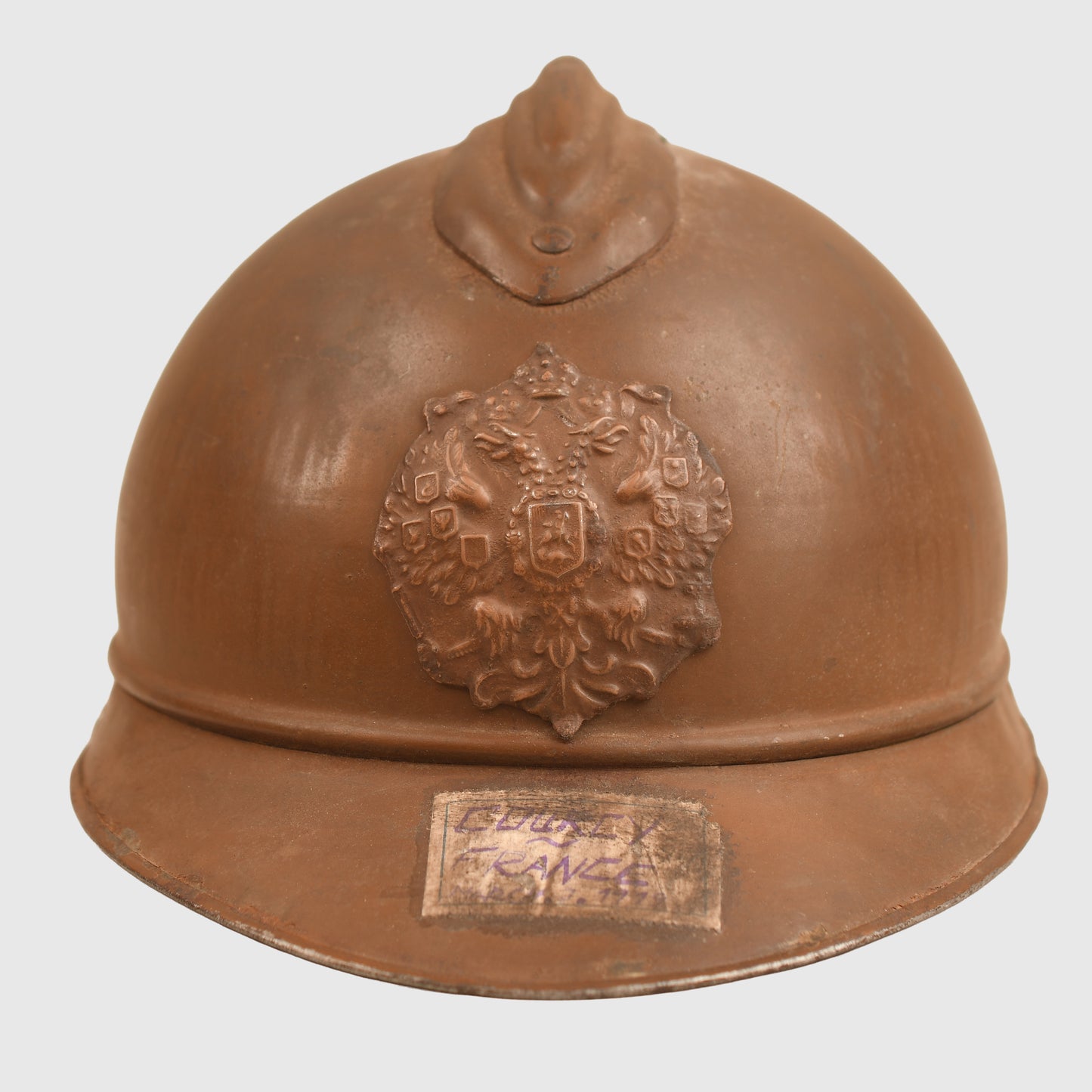 RUSSIAN WWI ADRIAN HELMET, SHELL ONLY