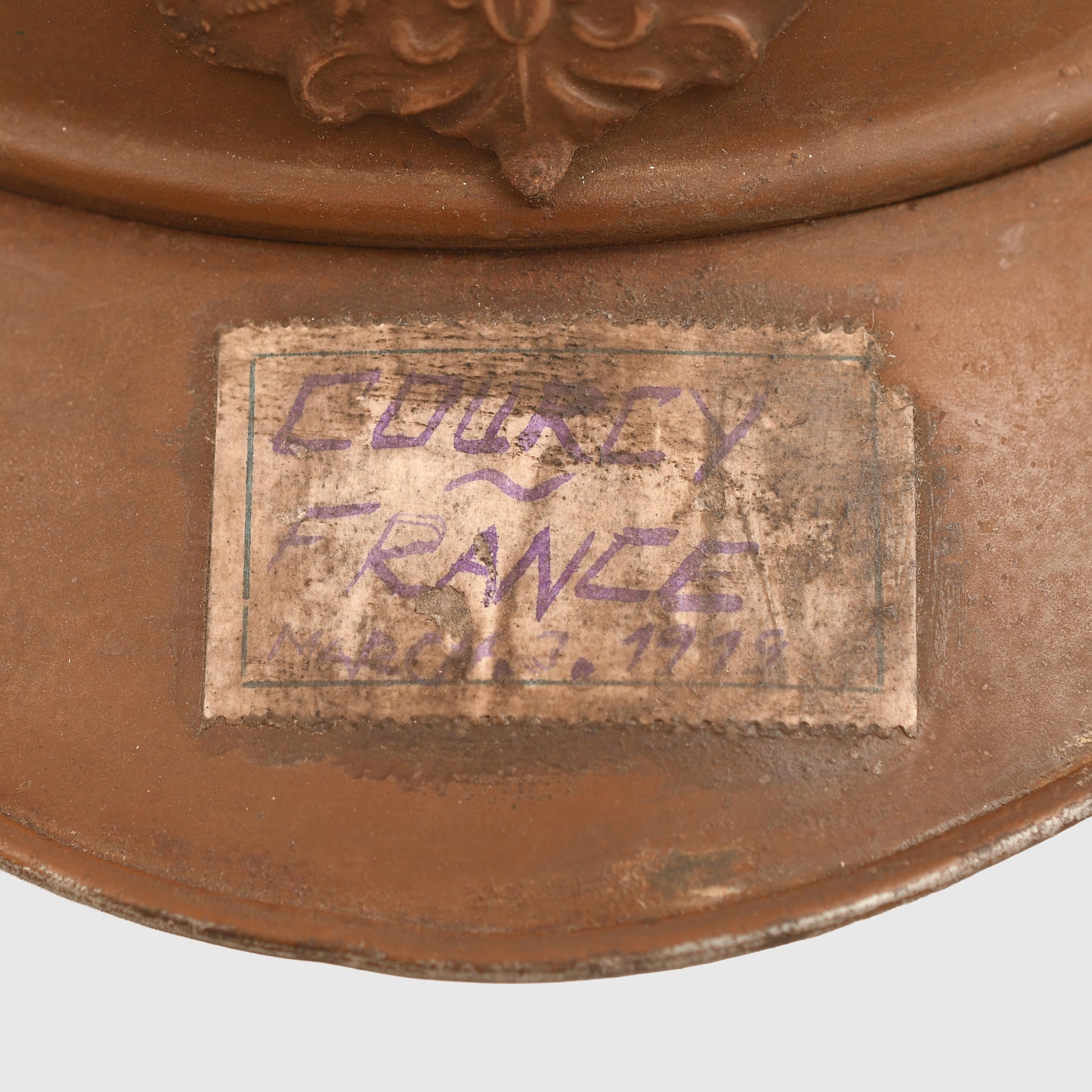 RUSSIAN WWI ADRIAN HELMET, SHELL ONLY