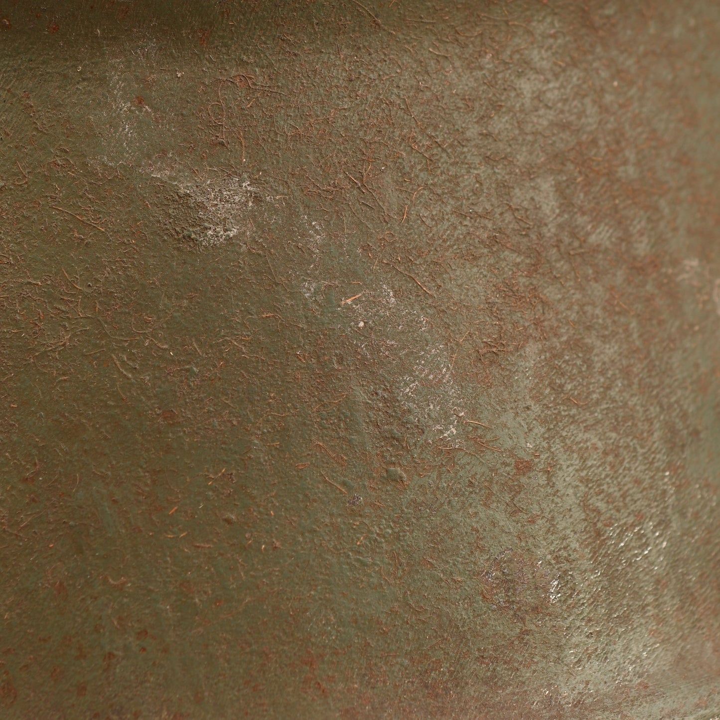 GERMAN WWI M.18 CUT OUT HELMET WITH REMAINS OF FLOCK FINISH