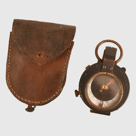 BRITISH WWI PRISMATIC COMPASS DATED