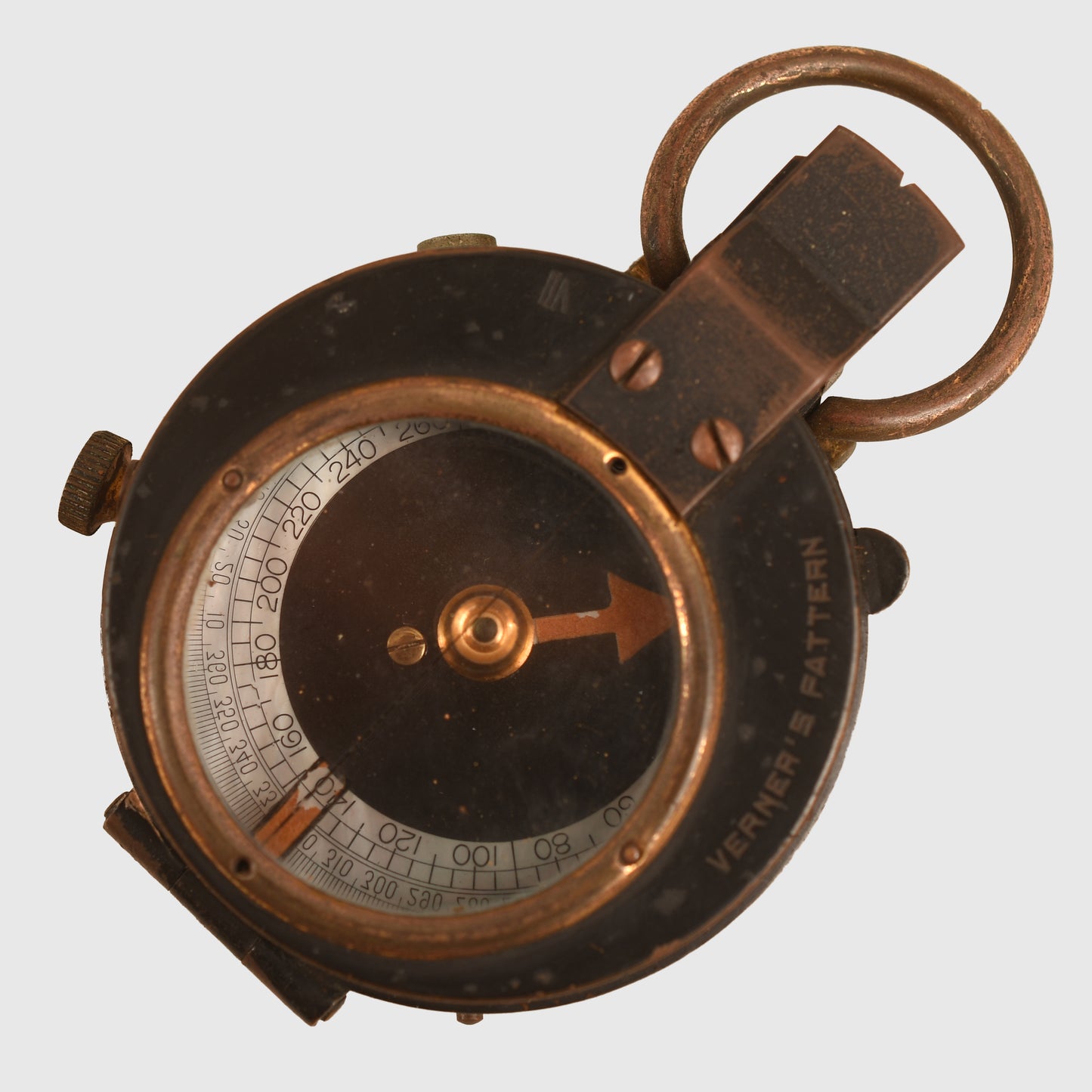 BRITISH WWI PRISMATIC COMPASS DATED