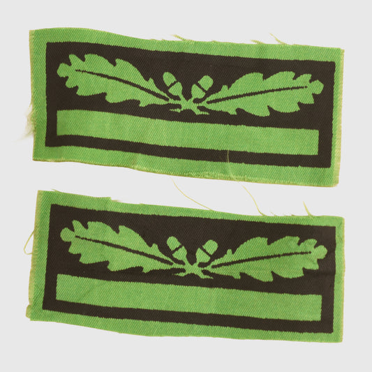 GERMAN WWII WAFFEN SS OBERSTURMFUHRER CAMOUFLAGE UNIFORM INSIGNIA