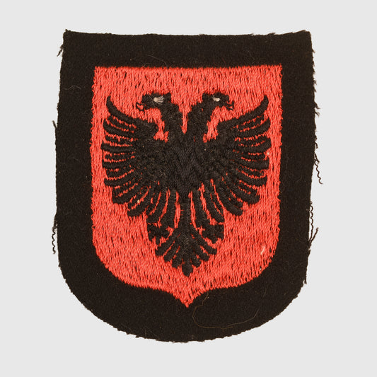 GERMAN WWII ALBANIAN VOLUNTEER ARM SHIELD