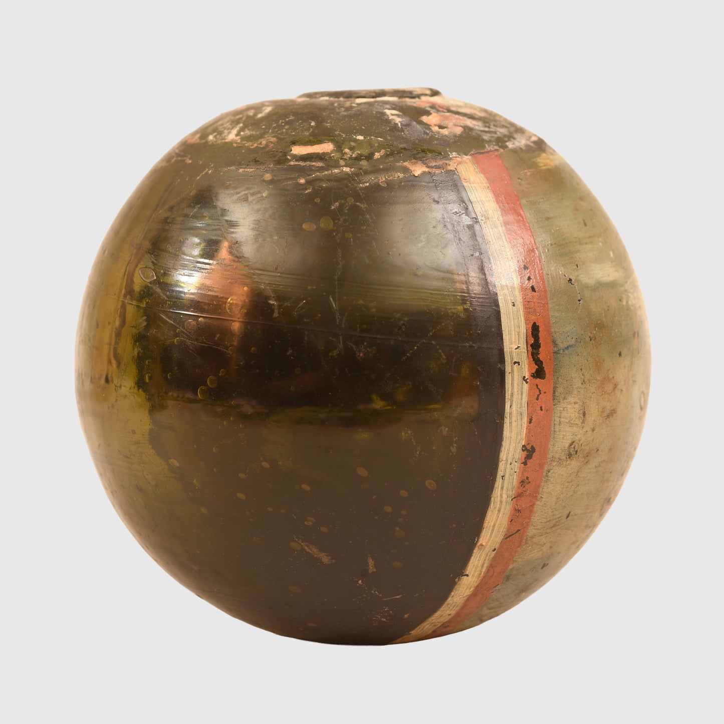 GERMAN WWI COMMEMORATIVE PAINTED GLASS BALL