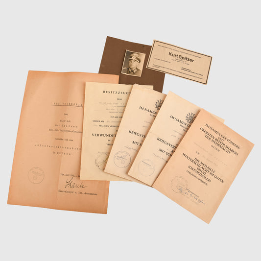 German WWII Army General’s Paperwork Grouping