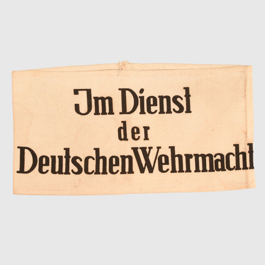 GERMAN WWII IN SERVICE OF THE GERMAN ARMY ARMBAND